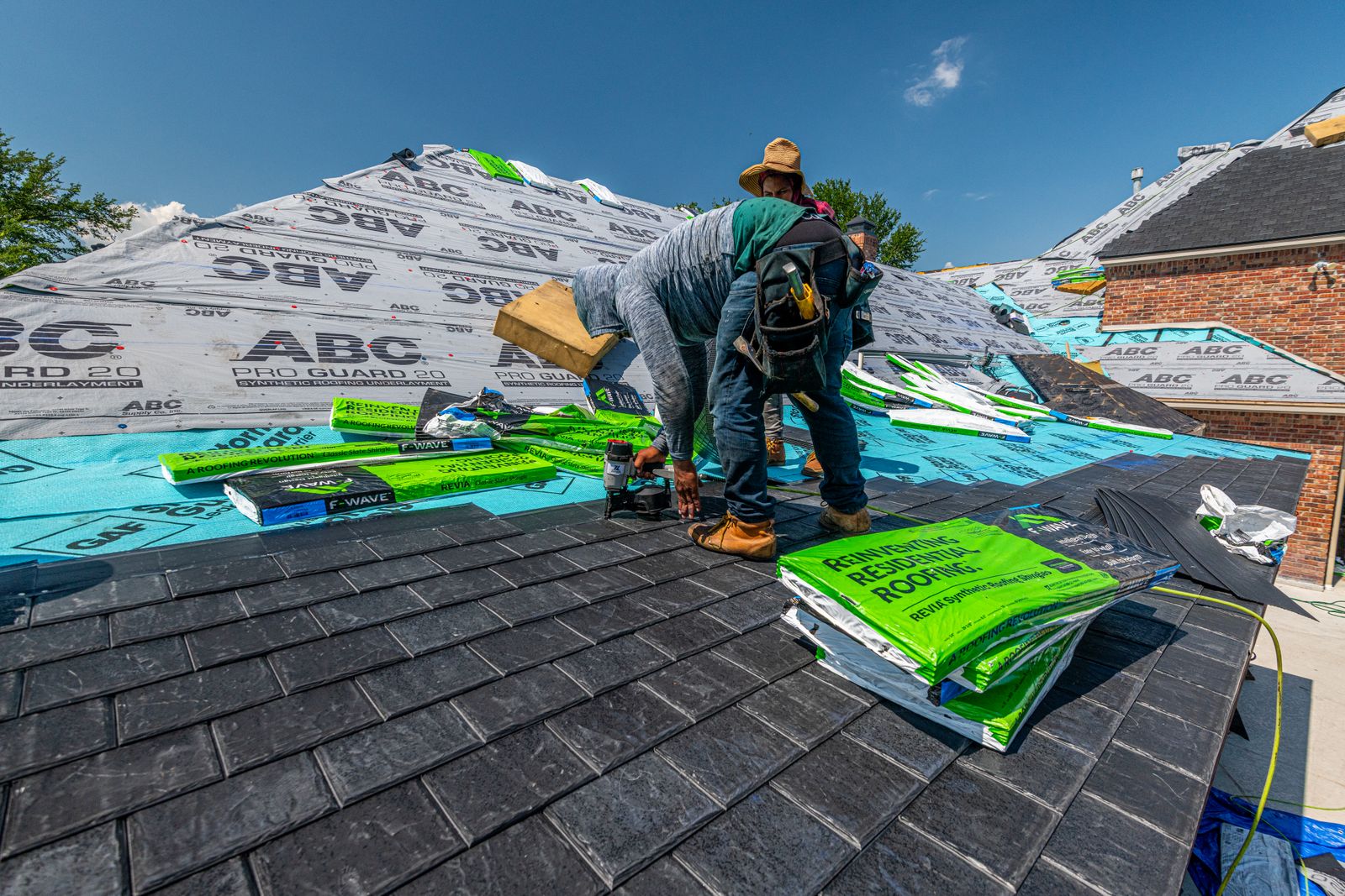 Active residential jobsite